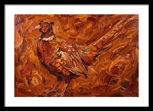 Pheasant In Expressionist Style