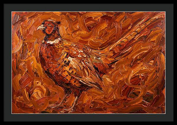 Pheasant In Expressionist Style