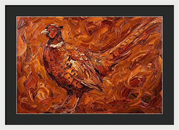 Pheasant In Expressionist Style