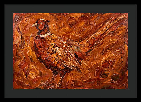 Pheasant In Expressionist Style