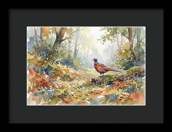 Pheasant In Tranquil Woods