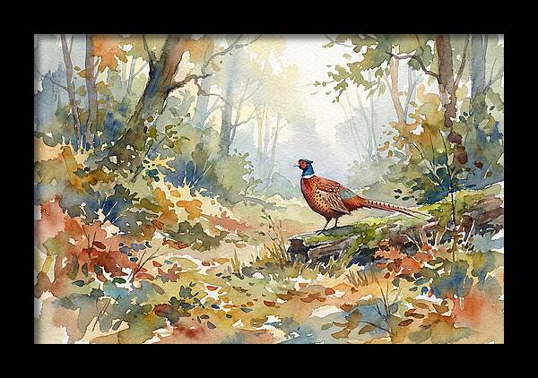 Pheasant In Tranquil Woods
