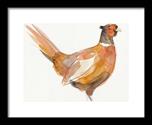 Pheasant In Watercolor Hues