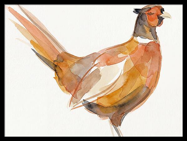 Pheasant In Watercolor Hues