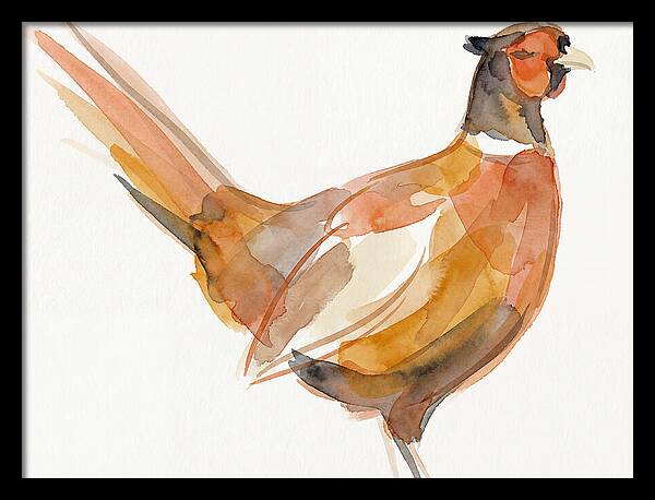 Pheasant In Watercolor Hues