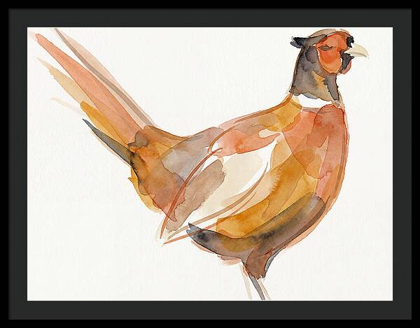 Pheasant In Watercolor Hues