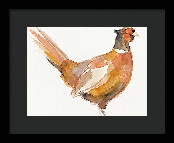 Pheasant In Watercolor Hues