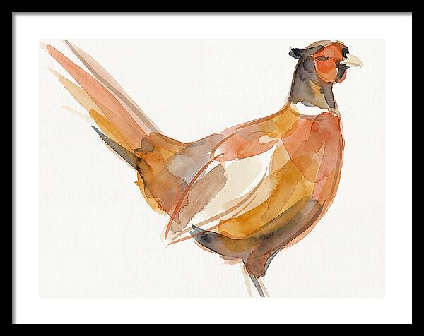Pheasant In Watercolor Hues