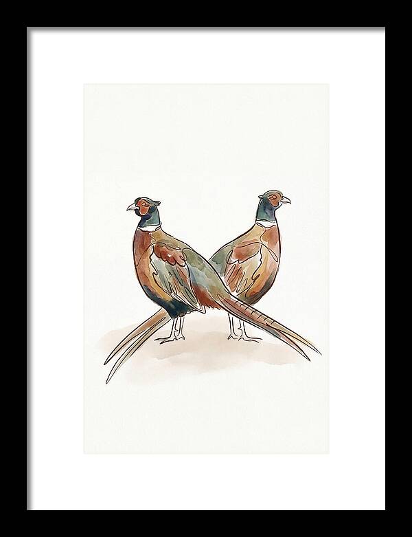 Pheasants In Iridescent Plumage