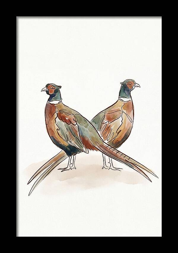 Pheasants In Iridescent Plumage