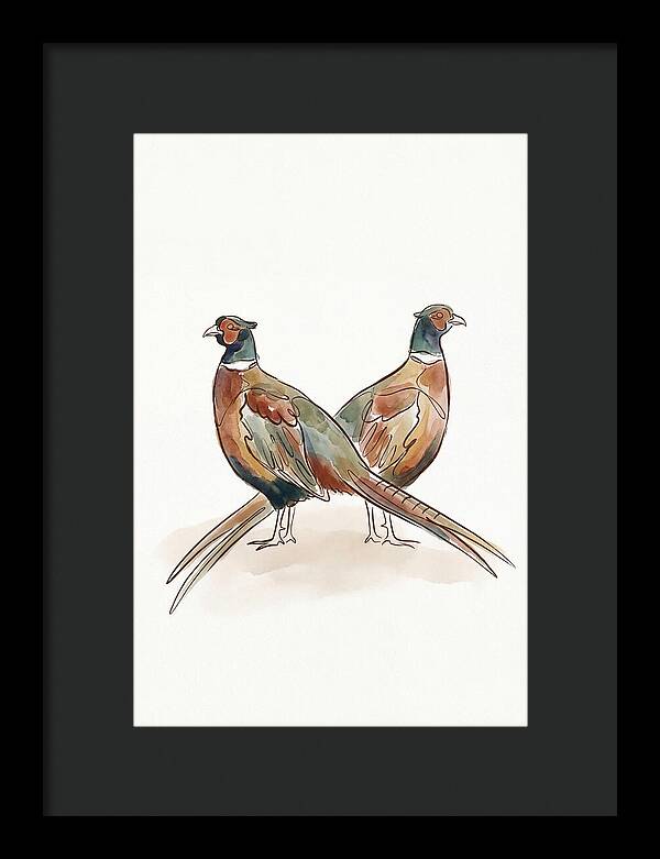Pheasants In Iridescent Plumage