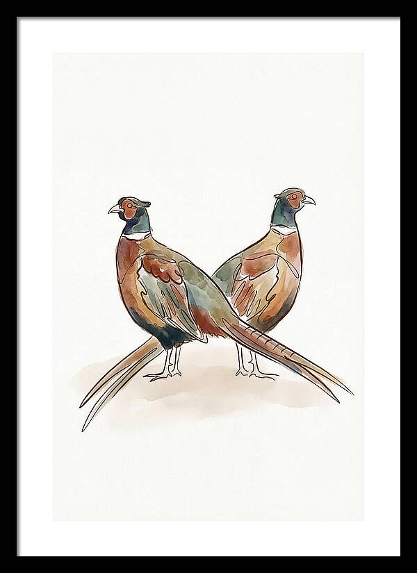 Pheasants In Iridescent Plumage