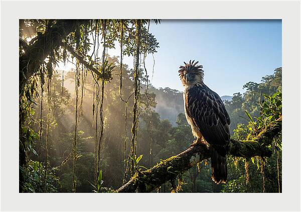 Philippine Eagle Perched Majestically