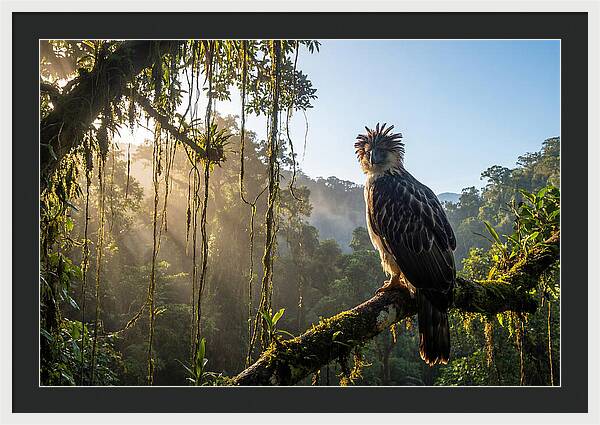 Philippine Eagle Perched Majestically