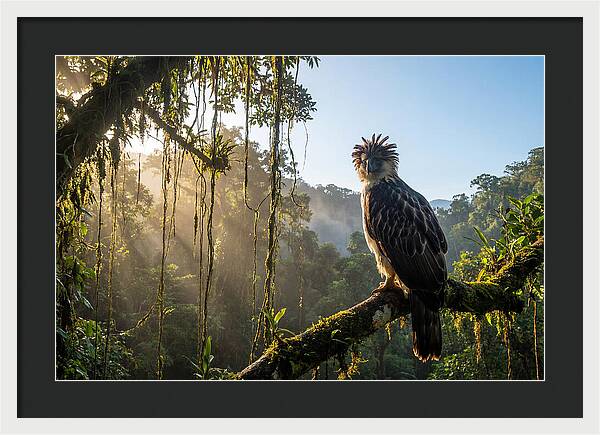 Philippine Eagle Perched Majestically