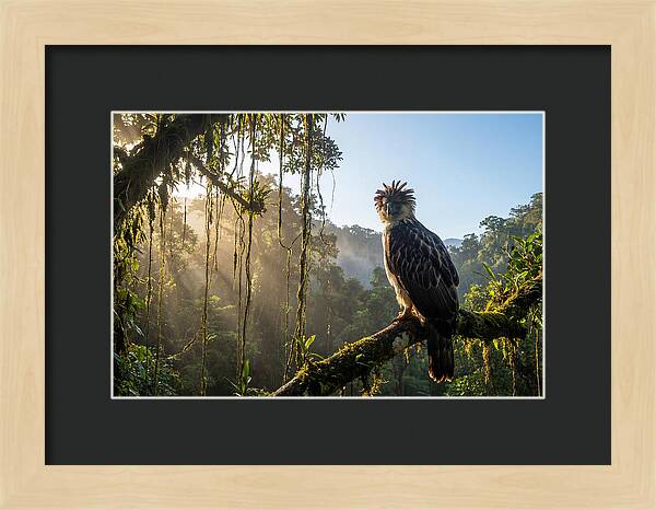 Philippine Eagle Perched Majestically