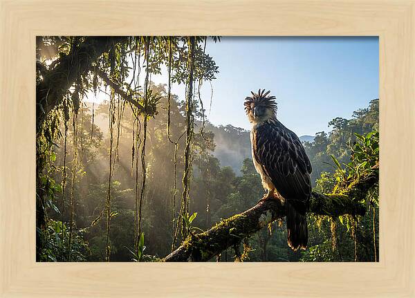 Philippine Eagle Perched Majestically