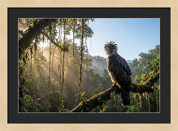 Philippine Eagle Perched Majestically