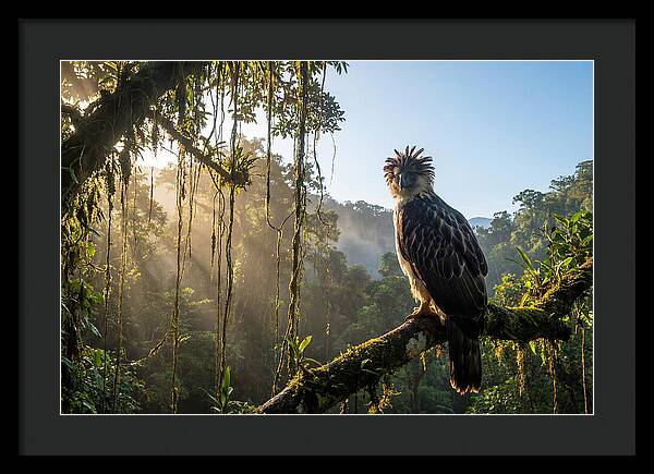 Philippine Eagle Perched Majestically