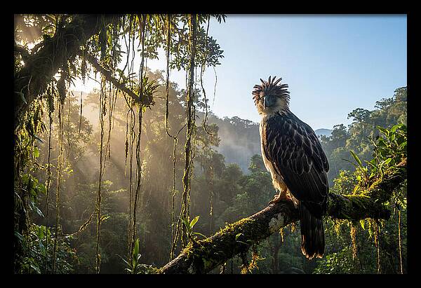 Philippine Eagle Perched Majestically