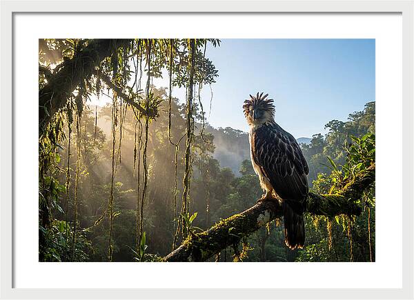 Philippine Eagle Perched Majestically