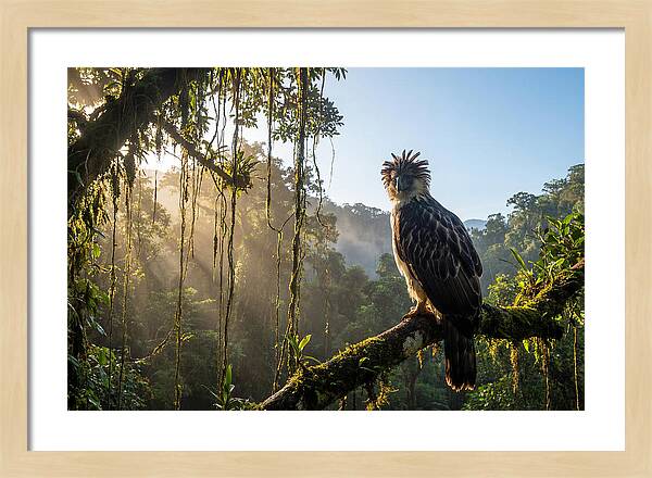 Philippine Eagle Perched Majestically