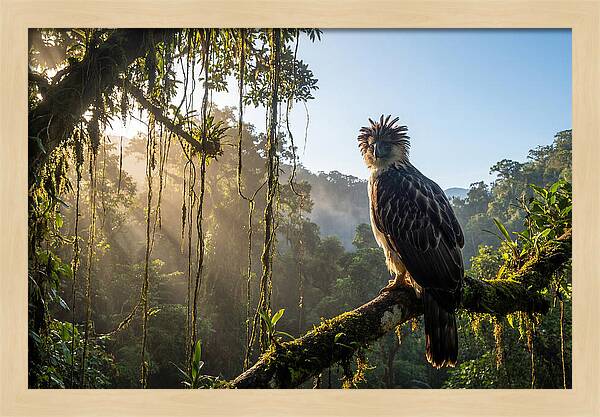 Philippine Eagle Perched Majestically