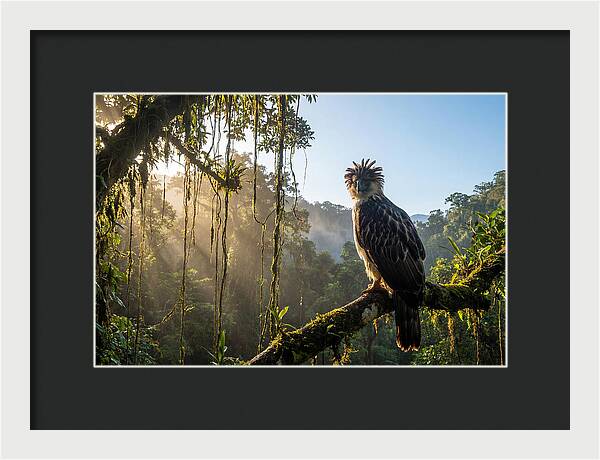 Philippine Eagle Perched Majestically