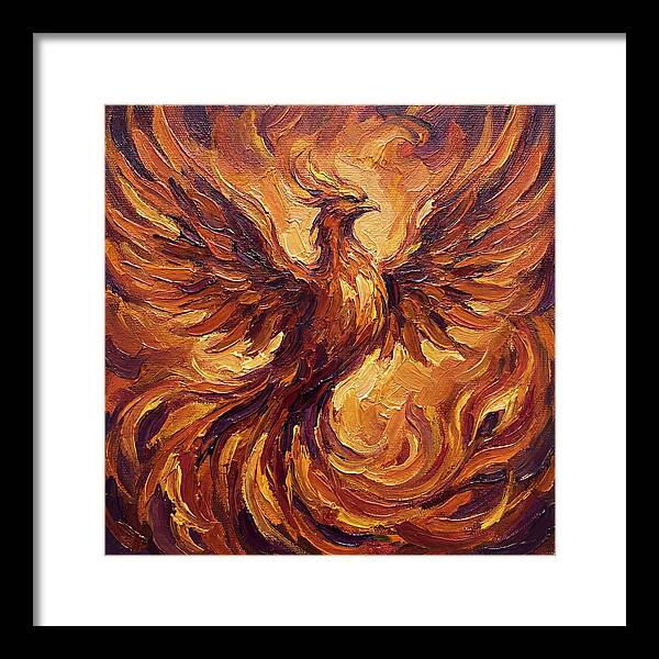 Phoenix Rising From Flames