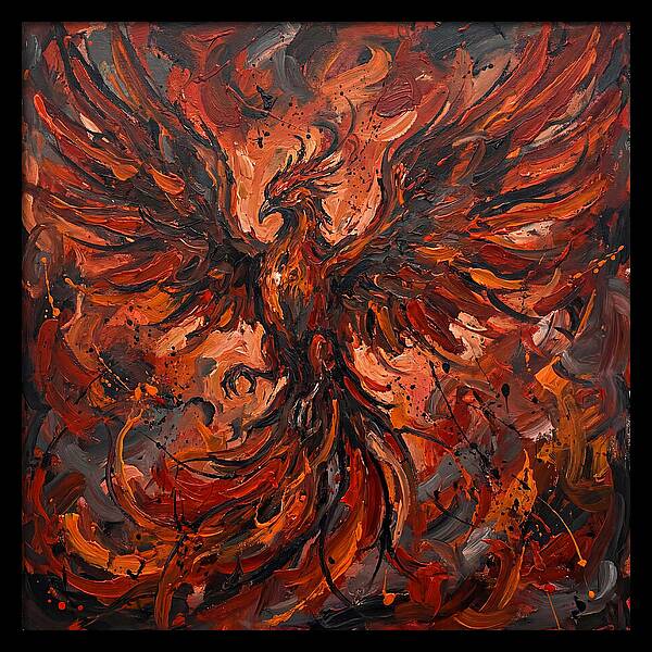 Phoenix Rising In Flames