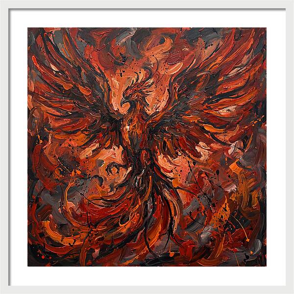 Phoenix Rising In Flames