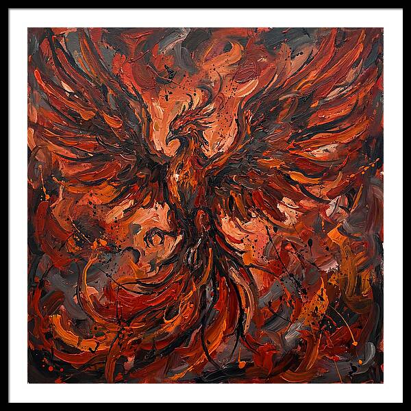 Phoenix Rising In Flames