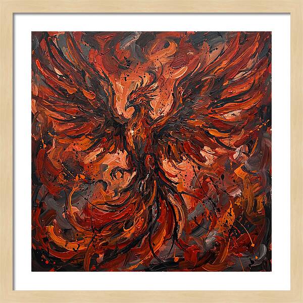 Phoenix Rising In Flames