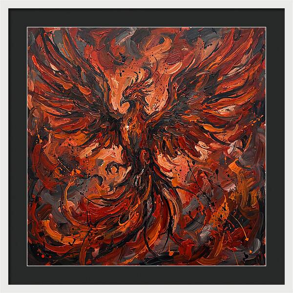 Phoenix Rising In Flames