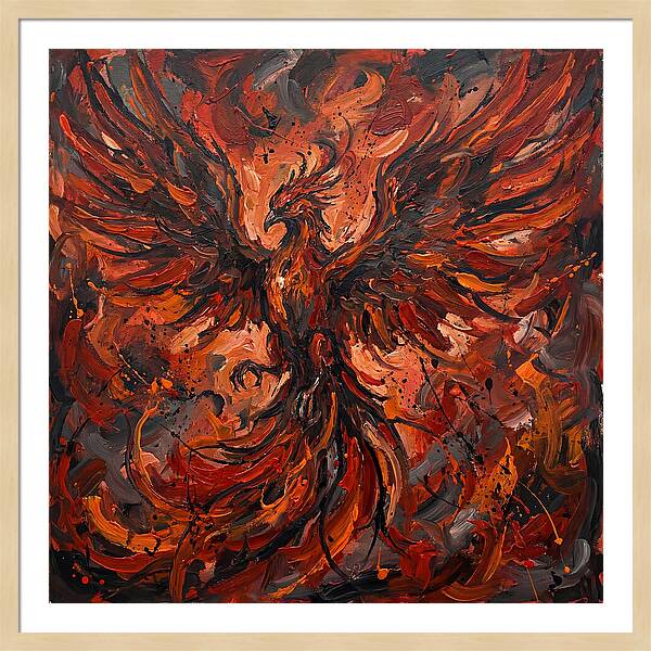 Phoenix Rising In Flames
