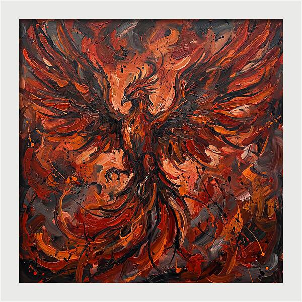 Phoenix Rising In Flames