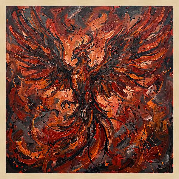 Phoenix Rising In Flames
