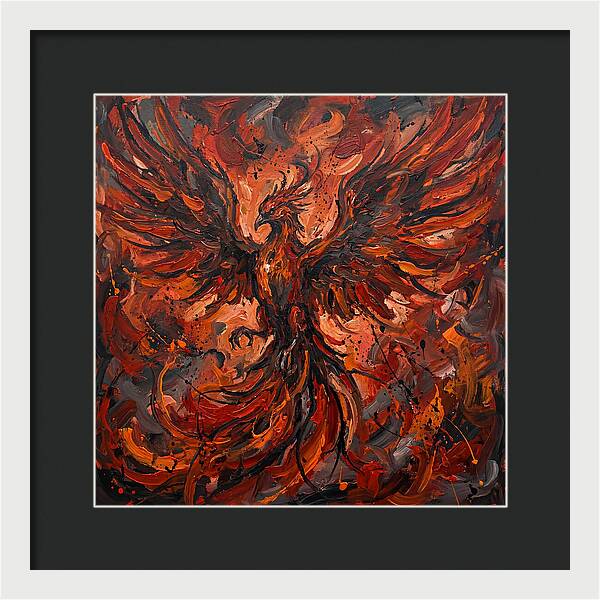 Phoenix Rising In Flames
