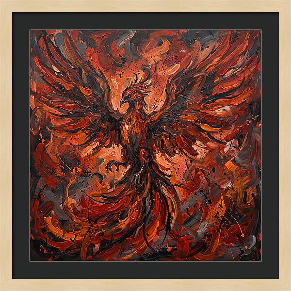 Phoenix Rising In Flames