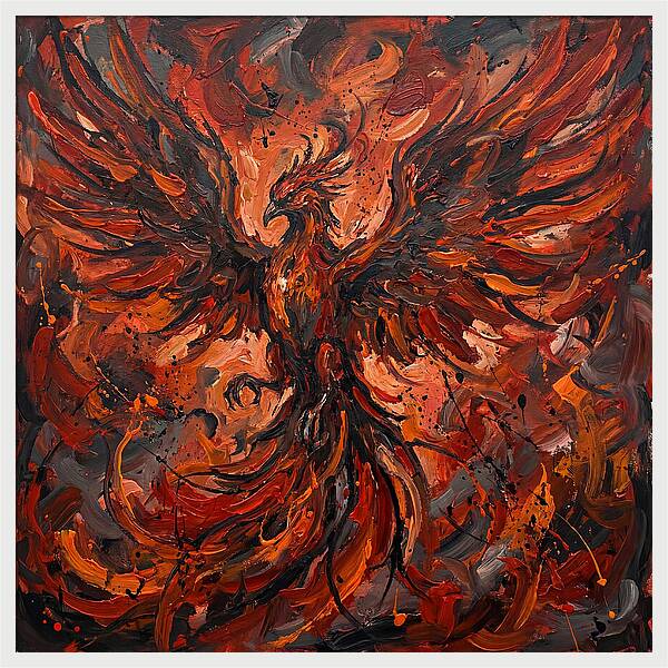 Phoenix Rising In Flames