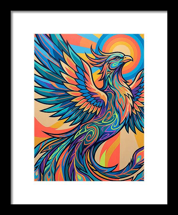 Phoenix Rising In Vibrant Colors