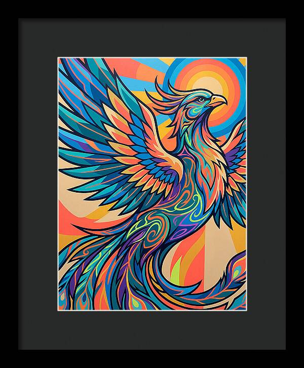Phoenix Rising In Vibrant Colors