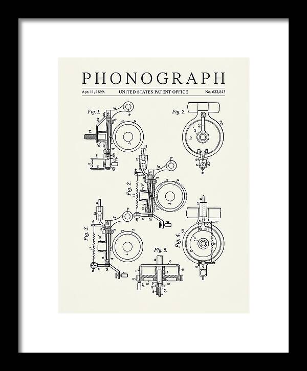 Phonograph Minimalist Patent Us622843a