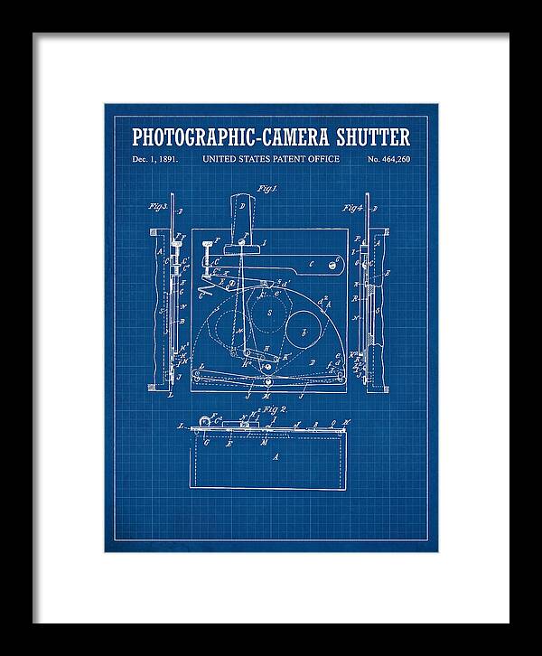 Photographic Camera Shutter Blueprint Patent Us464260