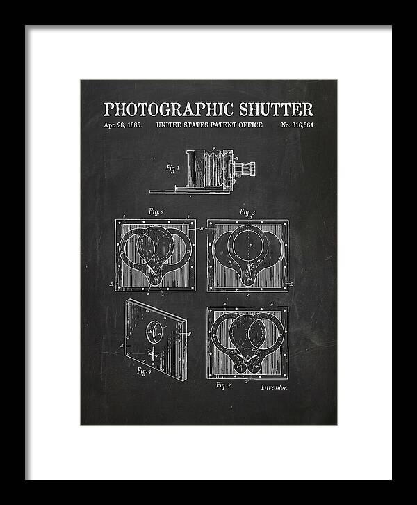 Photographic Shutter Chalkboard Patent Us316564a
