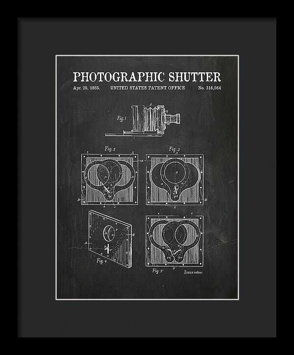 Photographic Shutter Chalkboard Patent Us316564a