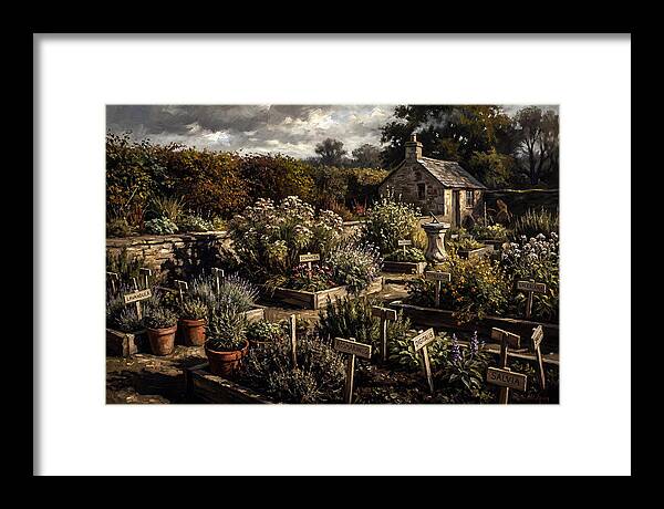 Physic Garden Of Healing Herbs
