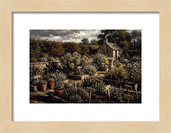Physic Garden Of Healing Herbs