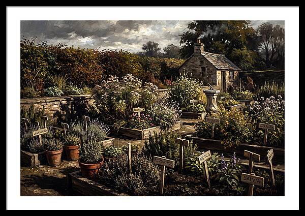 Physic Garden Of Healing Herbs