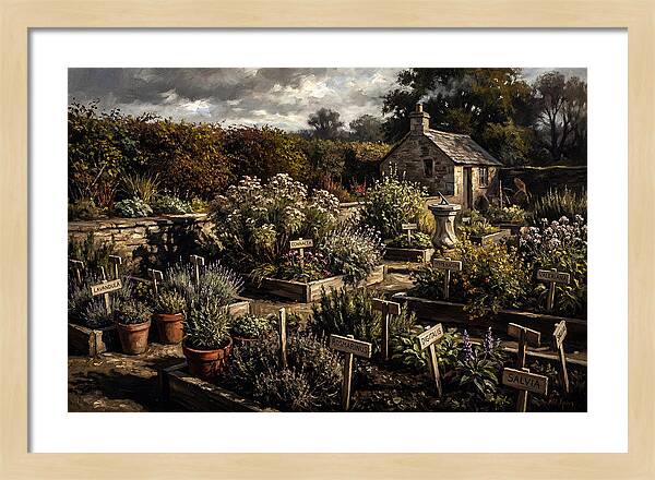 Physic Garden Of Healing Herbs
